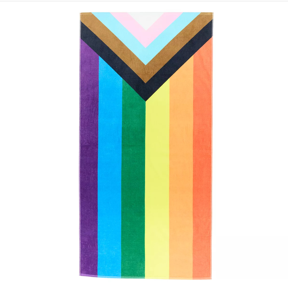 Sonoma Community Progress Pride Flag Beach Towel